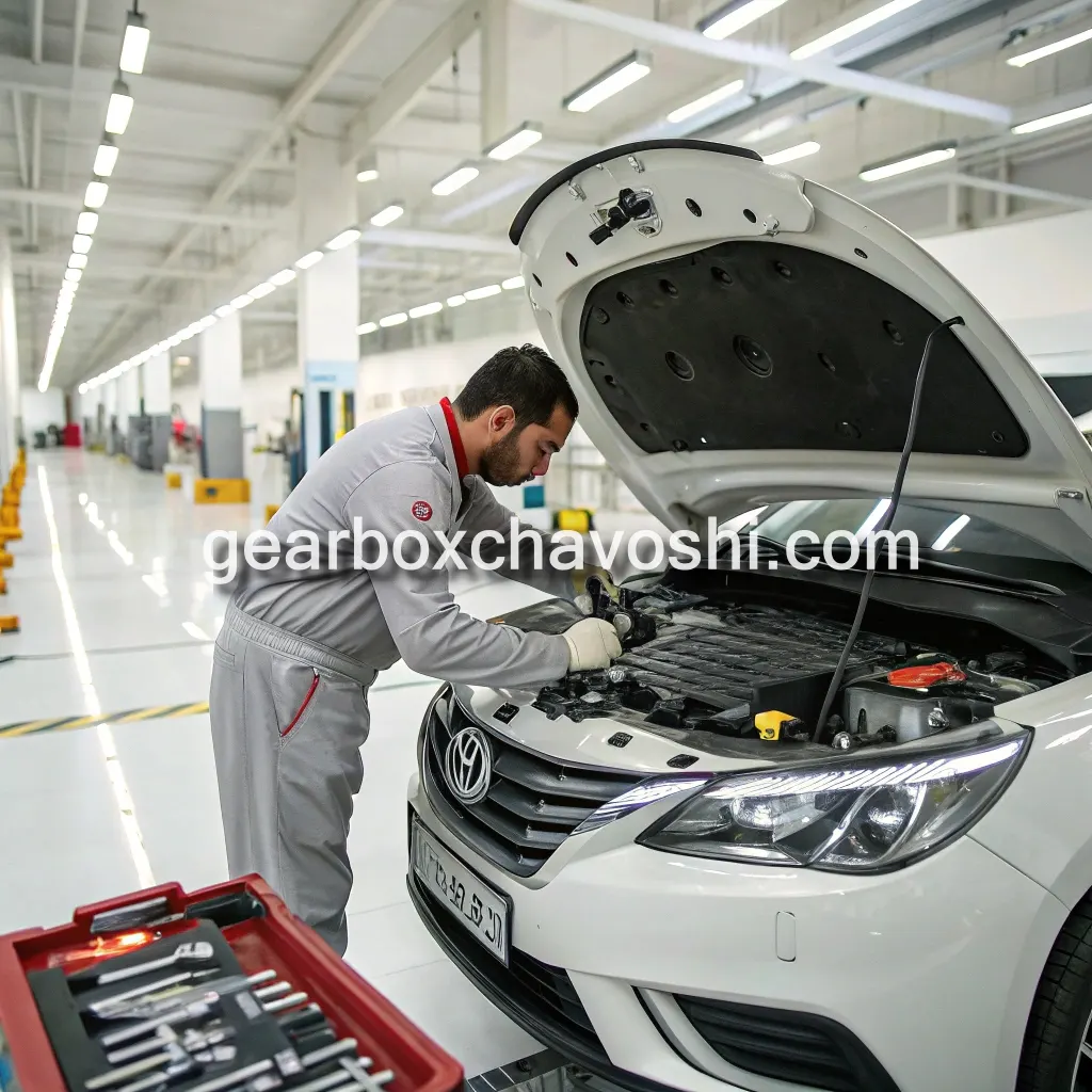 عکس گیربکس چاووشی تعمیر گیربکس خودرو هایما چینی در تهران پونک